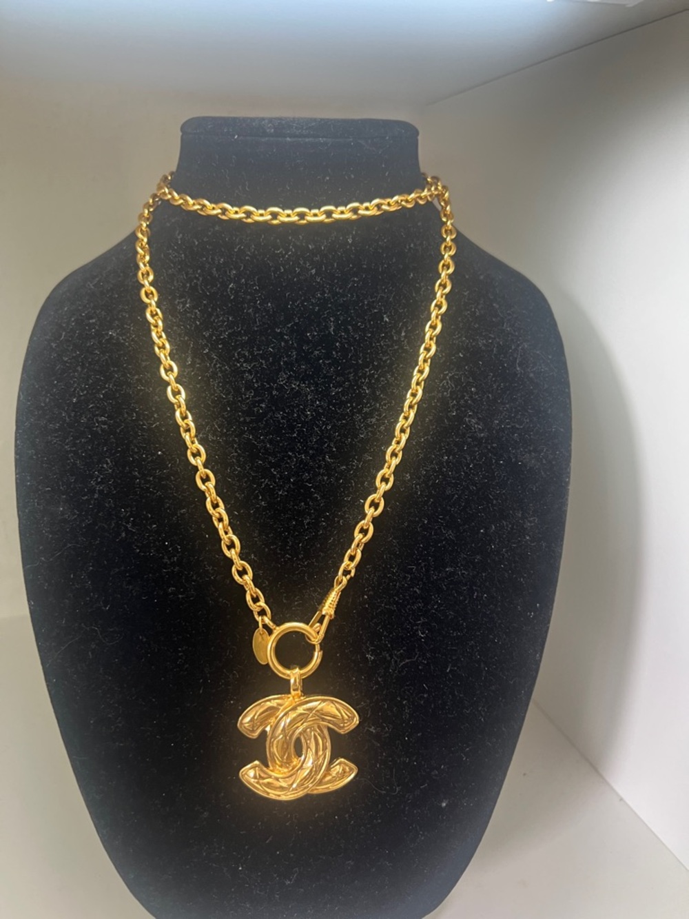 CHANEL 24kgp CC Pendant Chain Necklace - Picture 2 of 10